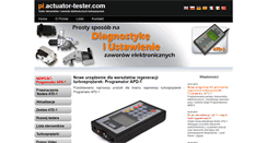 Desktop Screenshot of pl.actuator-tester.com